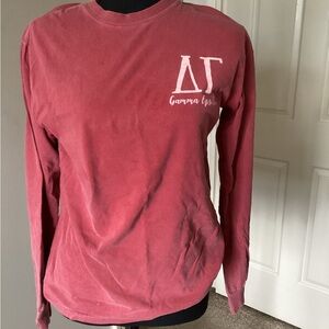 Sorority Gamma Phi Delta Maroon Long Sleeve Tee